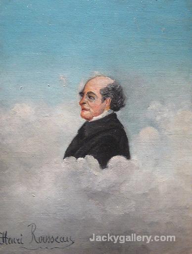 Portrait du pere del artiste by Henri Rousseau paintings reproduction